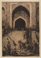 KG 09970
<br/>
Feestdag in Delhi
<br/>
<em>Bauer, Marius (1867-1932)</em>